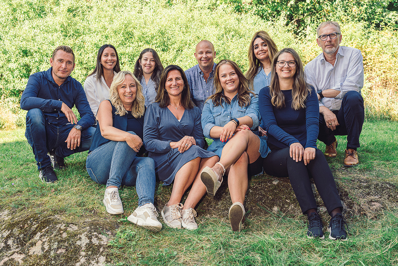 Gruppbild på Proekonomis medarbetare